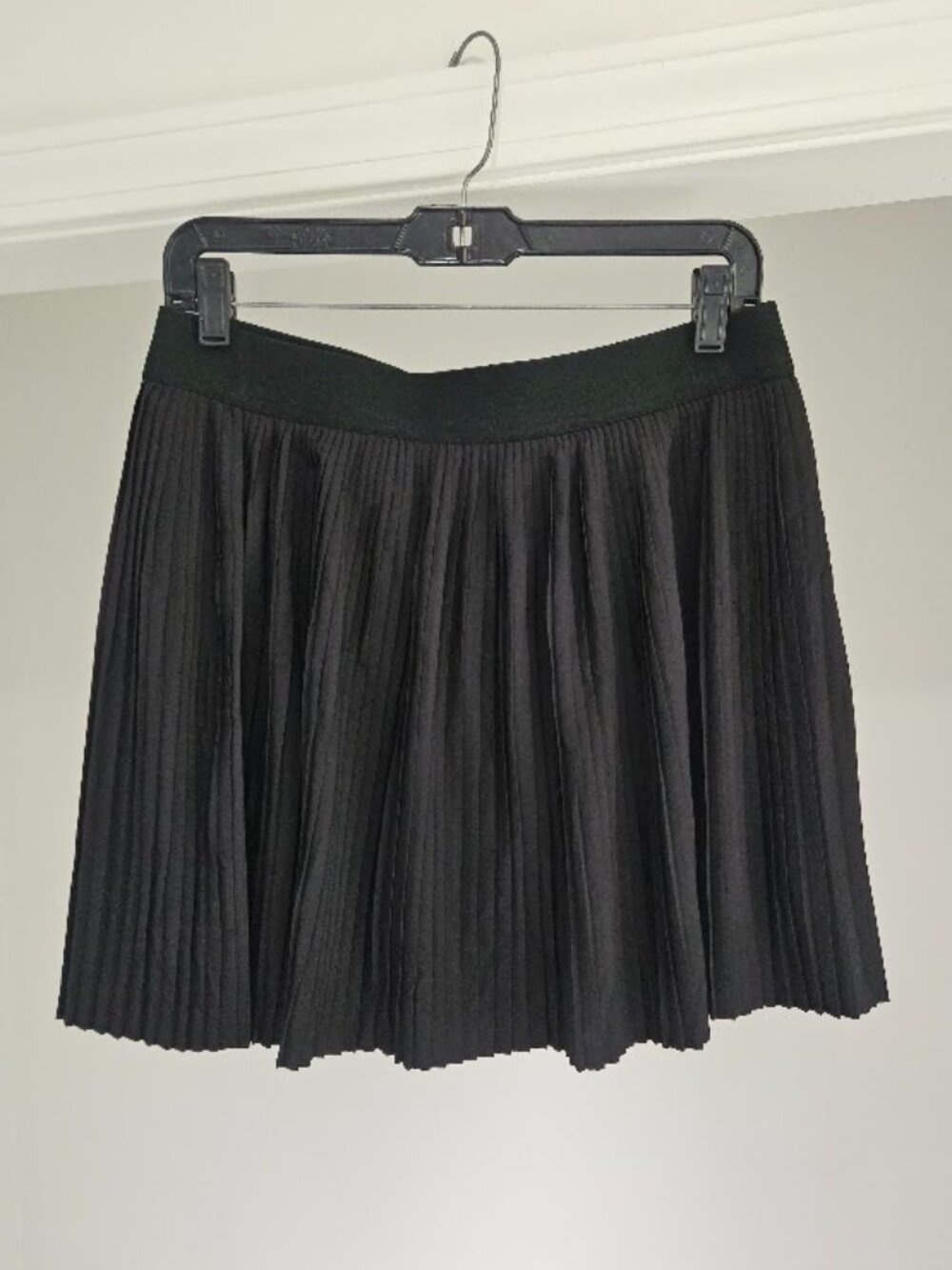 GAP Black Tennis Pleated mini short skirt skort large pickleball preppy workout